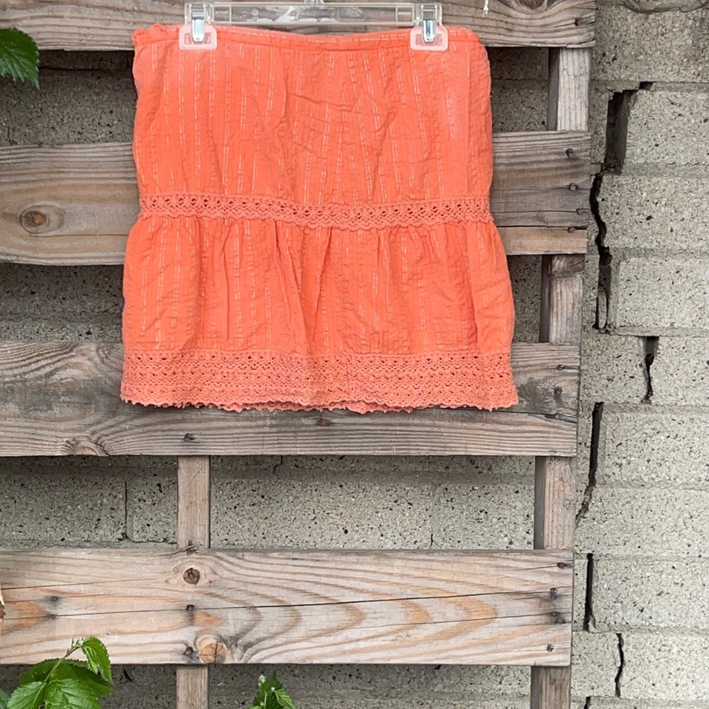 Orange skirt